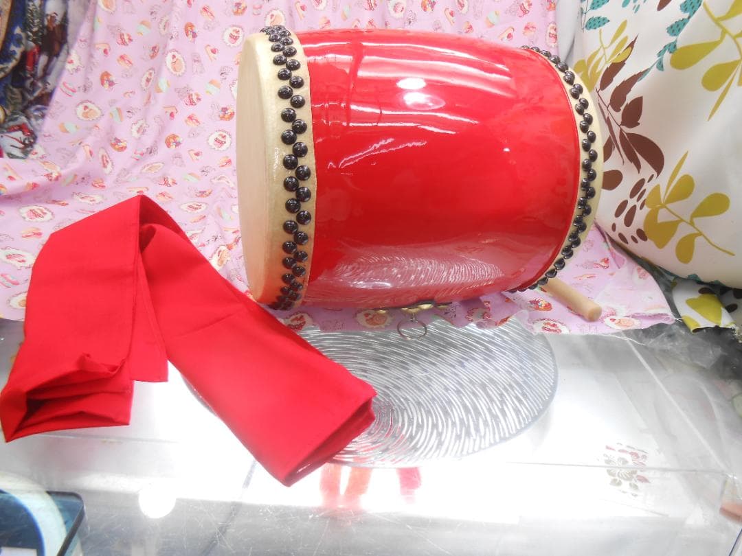 (送料無料)13.500円　N小太鼓24cm 子供用小太鼓撥サージ付き