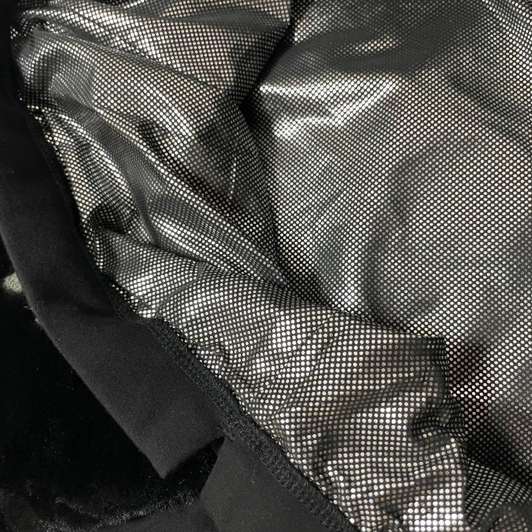 MUTAMARINE レディーススカート 黒　ファーポケット　タイトミニ　ゴルフ