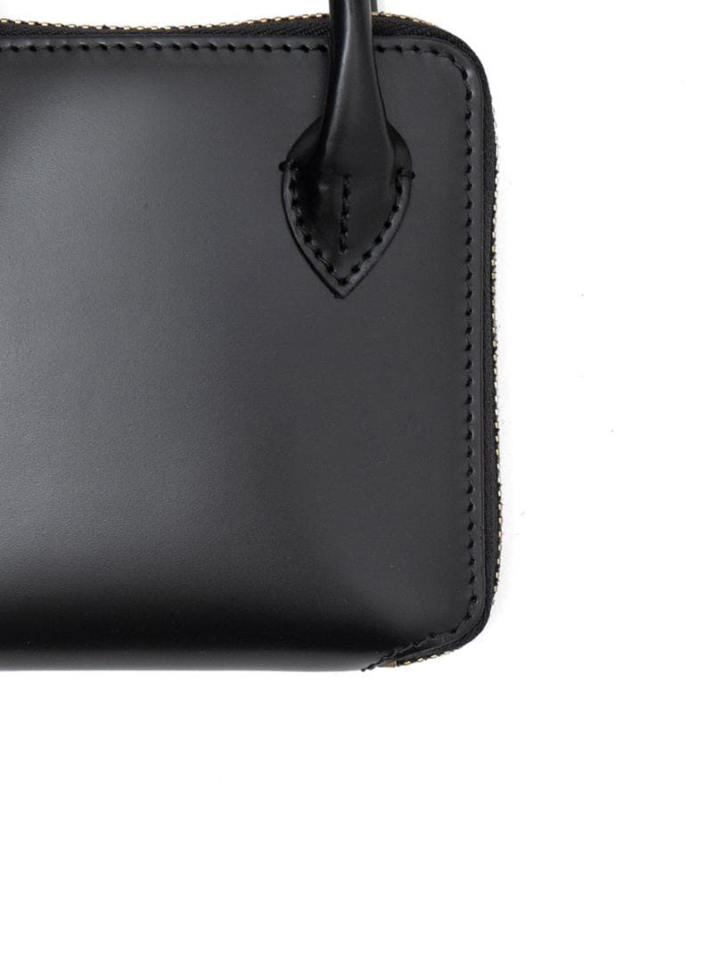 コムデギャルソン ハンドルウォレット 2つ折り財布 レザー 牛革 黒