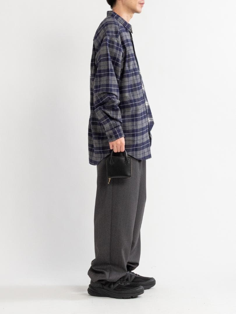 コムデギャルソン ハンドルウォレット 2つ折り財布 レザー 牛革 黒