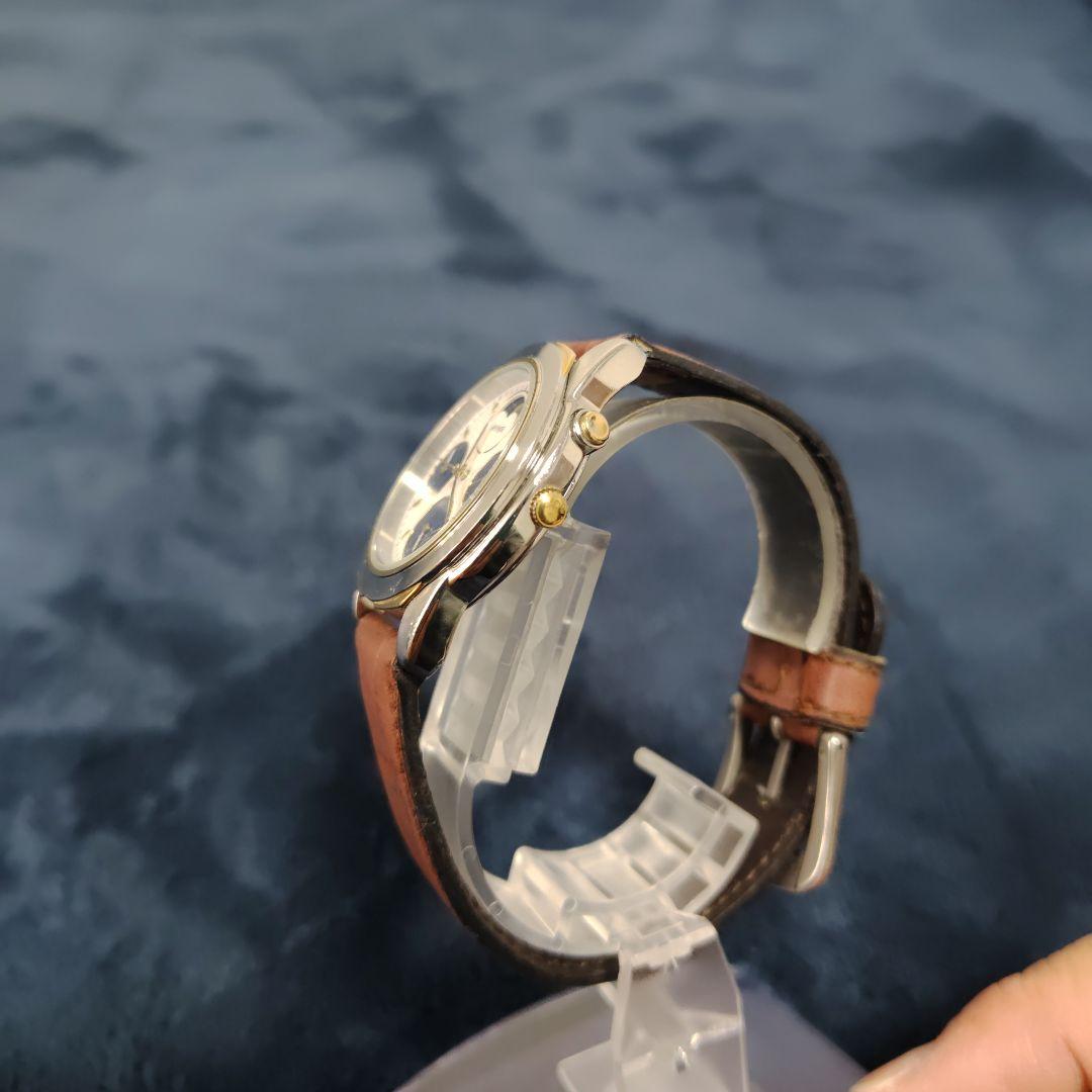 SEIKO　AVENUE 7F39-6060 ムーンフェイズ　デュアルタイム