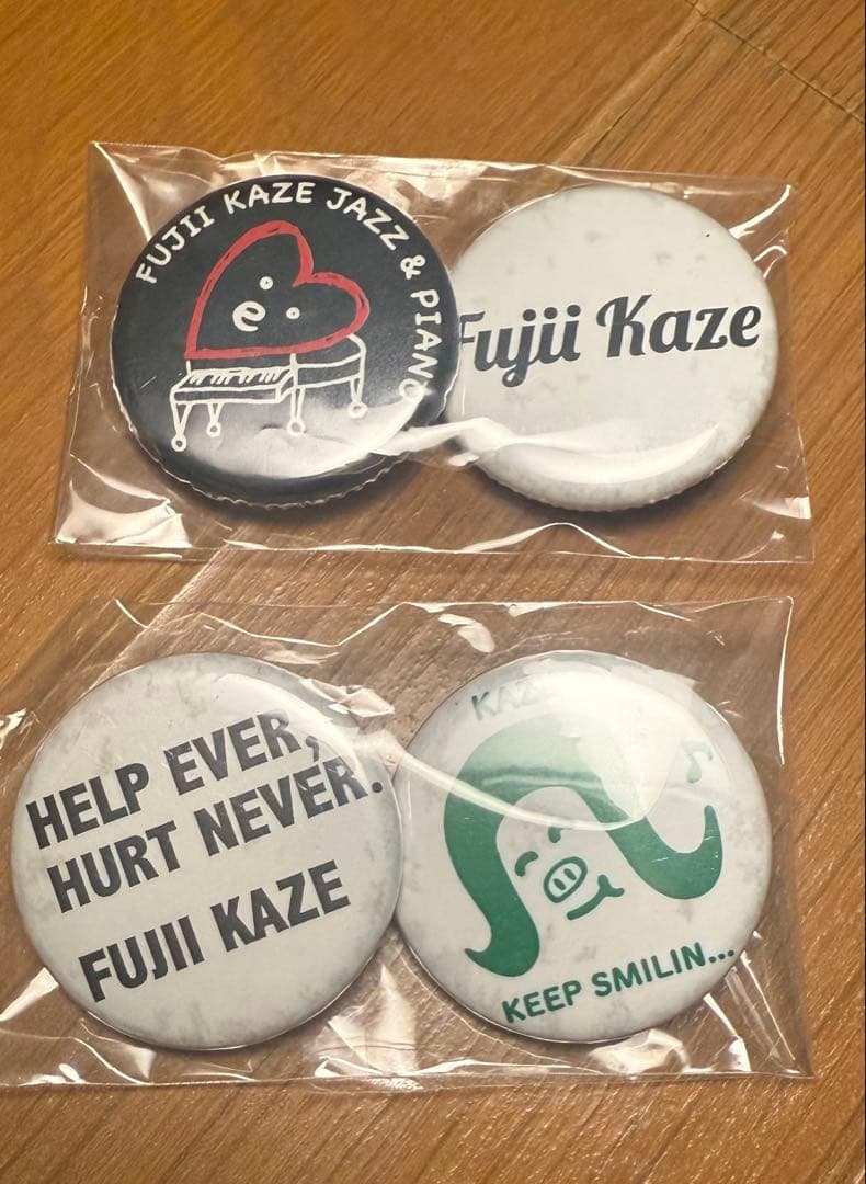 Fuji Kaze 缶バッジ 4個セット