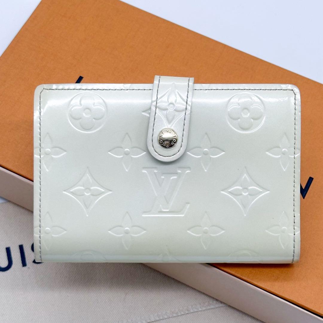 美品 ルイヴィトン ポルトフォイユ ヴィエノワ ヴェルニ がま口 モノグラム