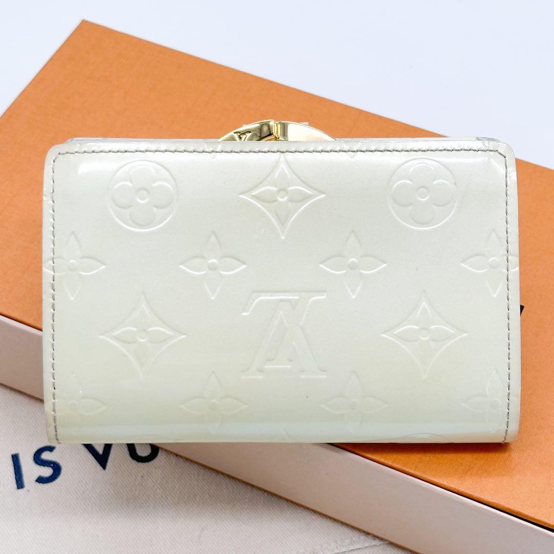 美品 ルイヴィトン ポルトフォイユ ヴィエノワ ヴェルニ がま口 モノグラム