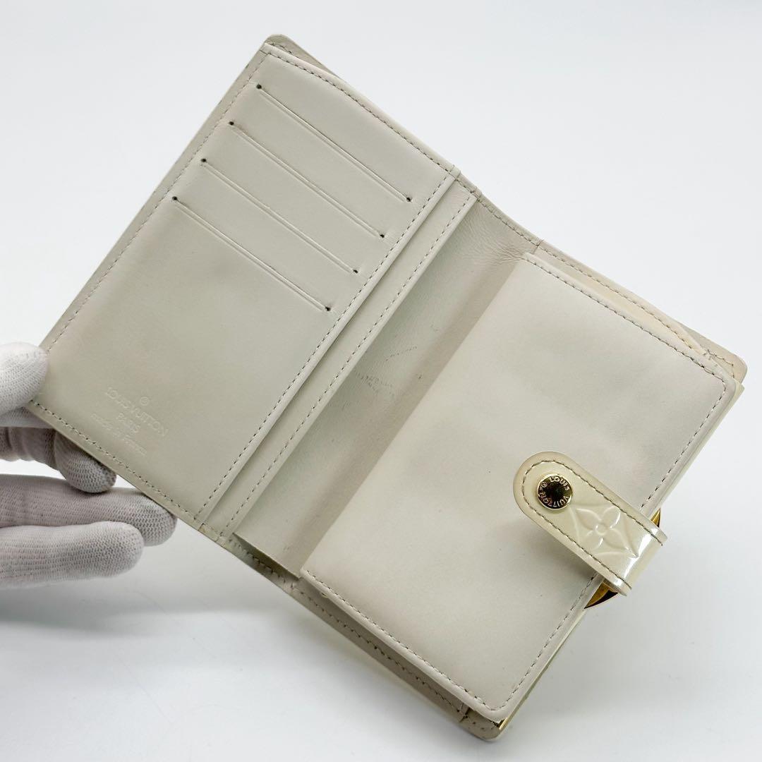 美品 ルイヴィトン ポルトフォイユ ヴィエノワ ヴェルニ がま口 モノグラム