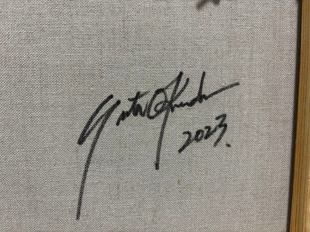 奥田雄太　yuta okuda 絵画　ピンク原画　キャンバス　現代アート　②