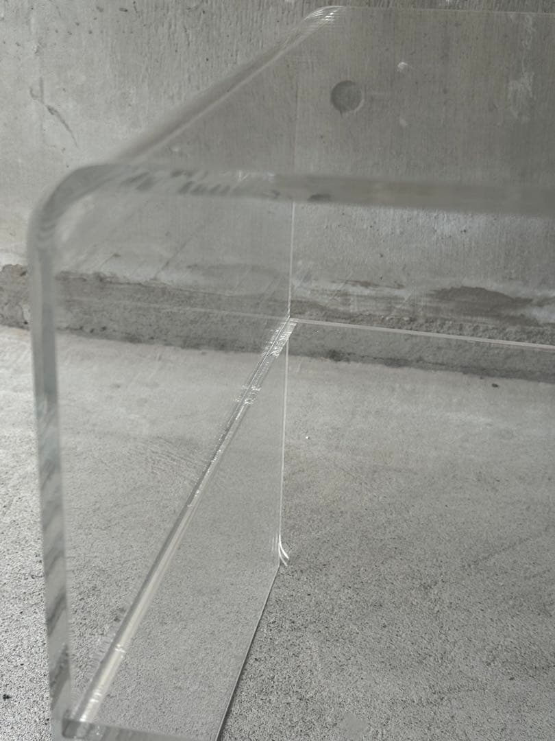 アクリルローテーブル　ミッドセンチュリー　スペースエイジ