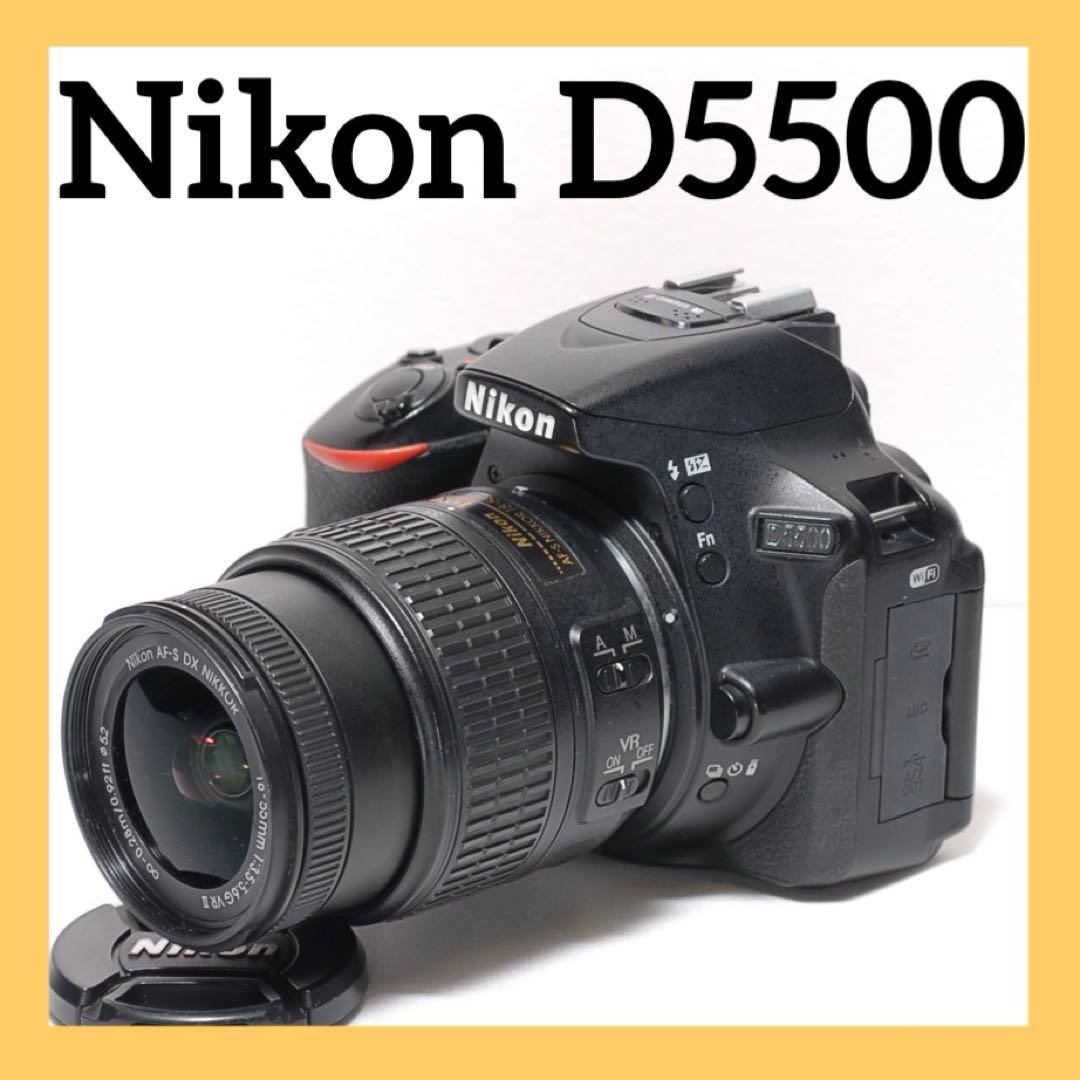 ✨Wi-Fi機能搭載✨Nikon D5500✨シングルレンズ✨自撮りも可能✨