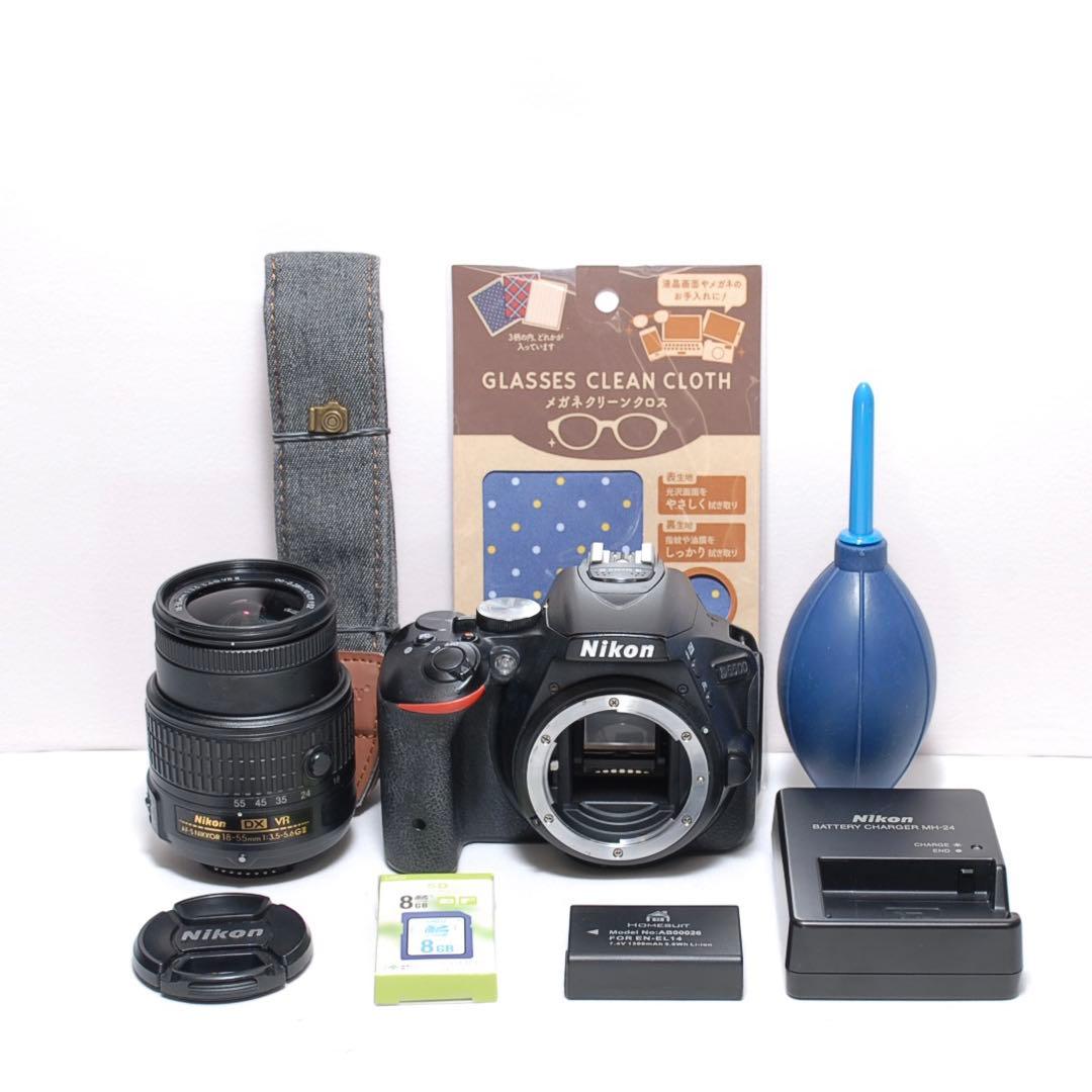 ✨Wi-Fi機能搭載✨Nikon D5500✨シングルレンズ✨自撮りも可能✨