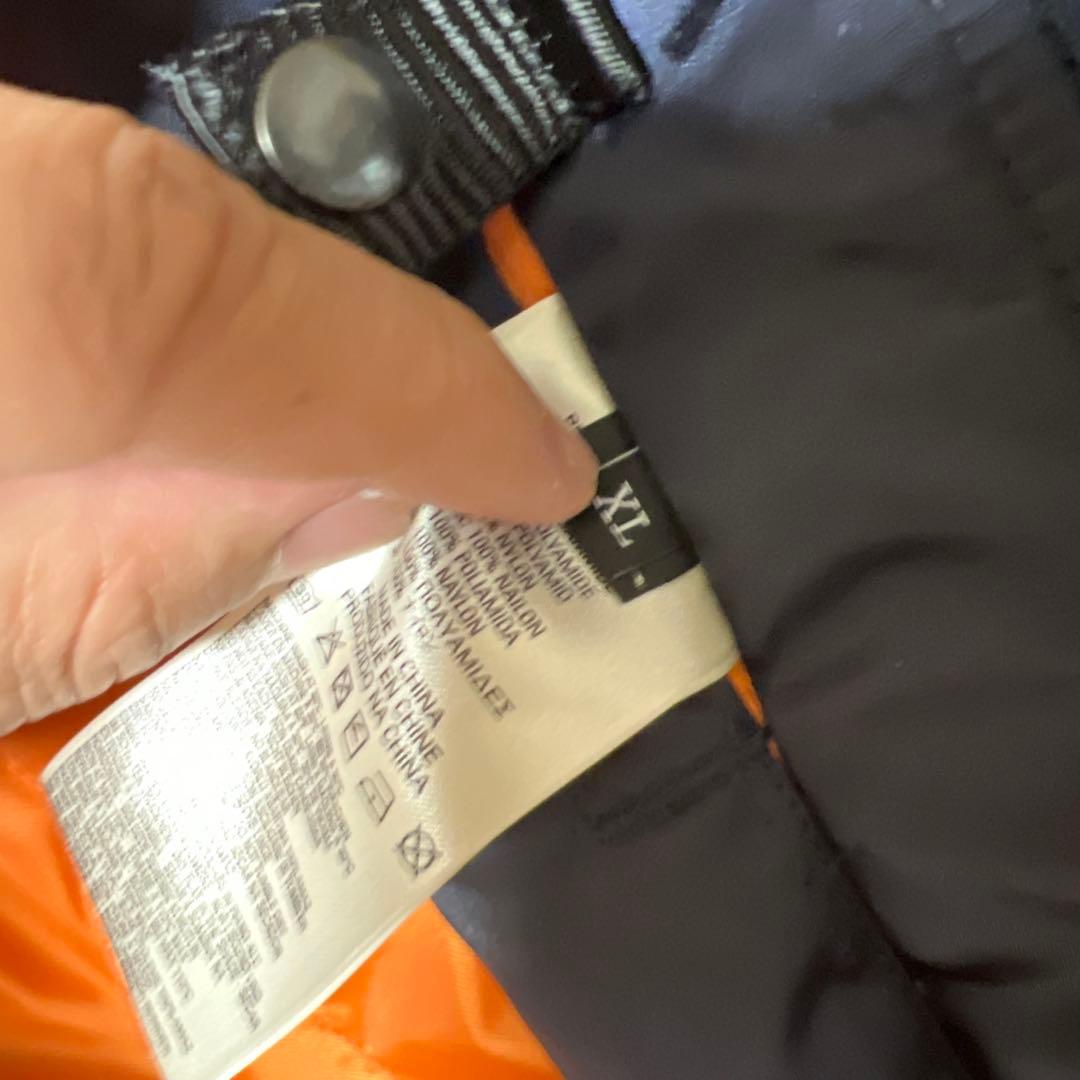 DIESEL ネイビー MA-1ジャンパー