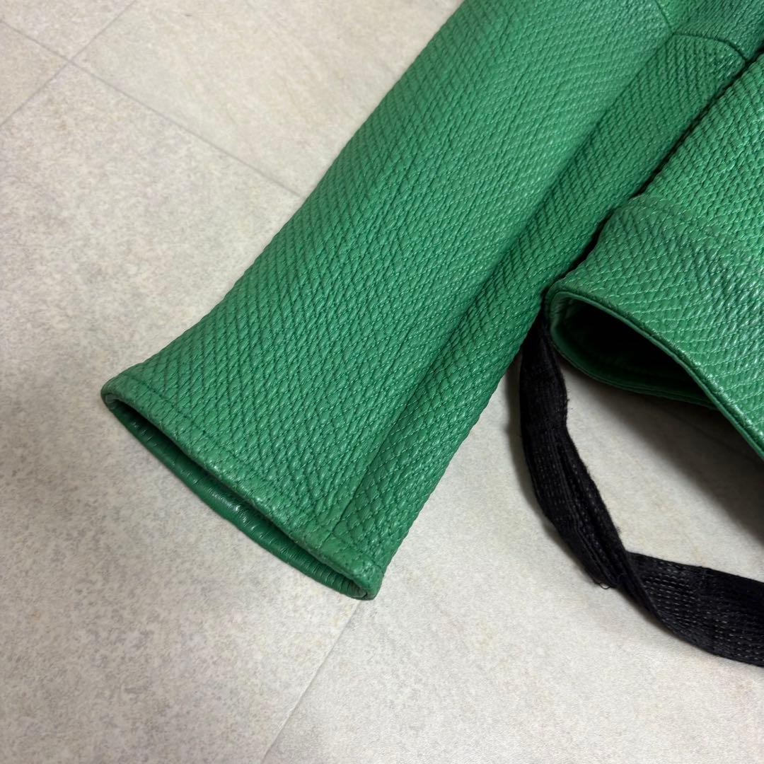 新品タグ付き ARMANI エンポリオアルマーニ ラムレザージャケット シングル