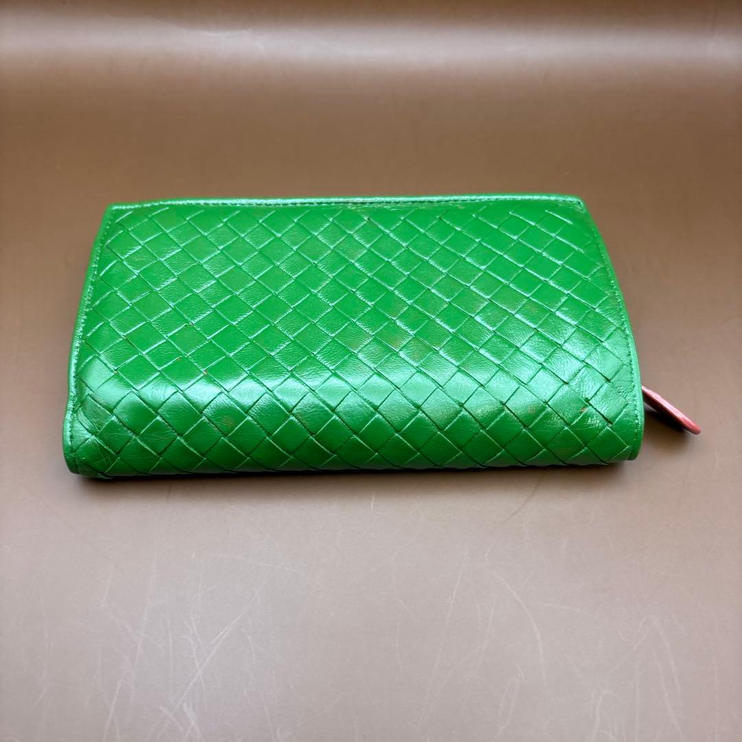 ◆正規品◆ボッティガヴェネタイントレチャート 二つ折りサイフ