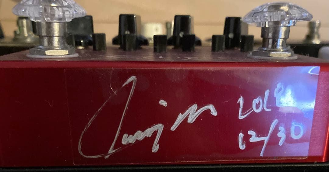 Suhr Eclipse エフェクター サイン入り