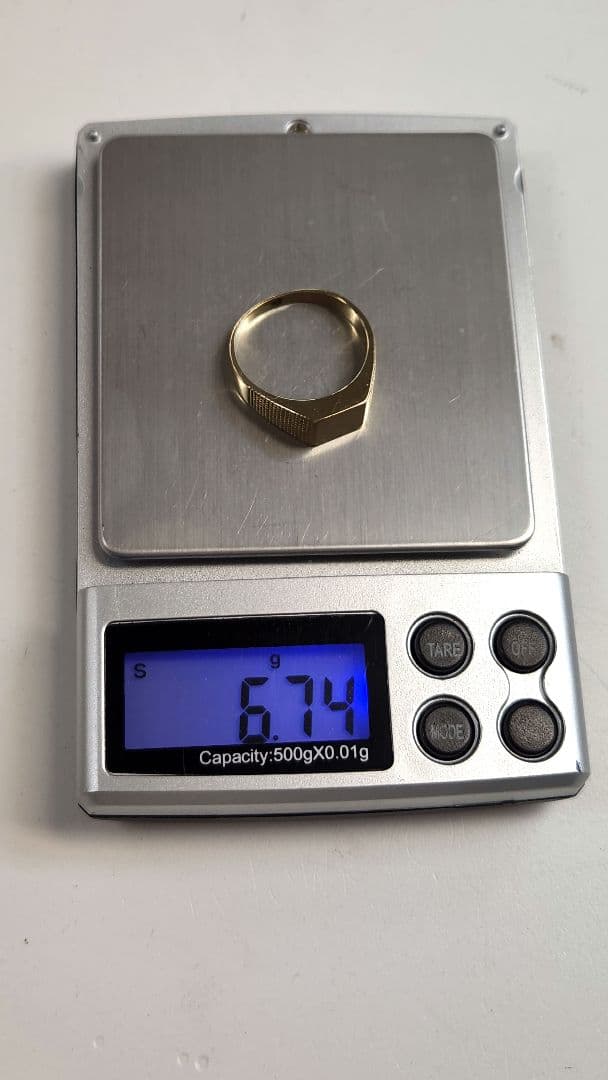 k18 印台 ヴィンテージリング 6.74g 20号