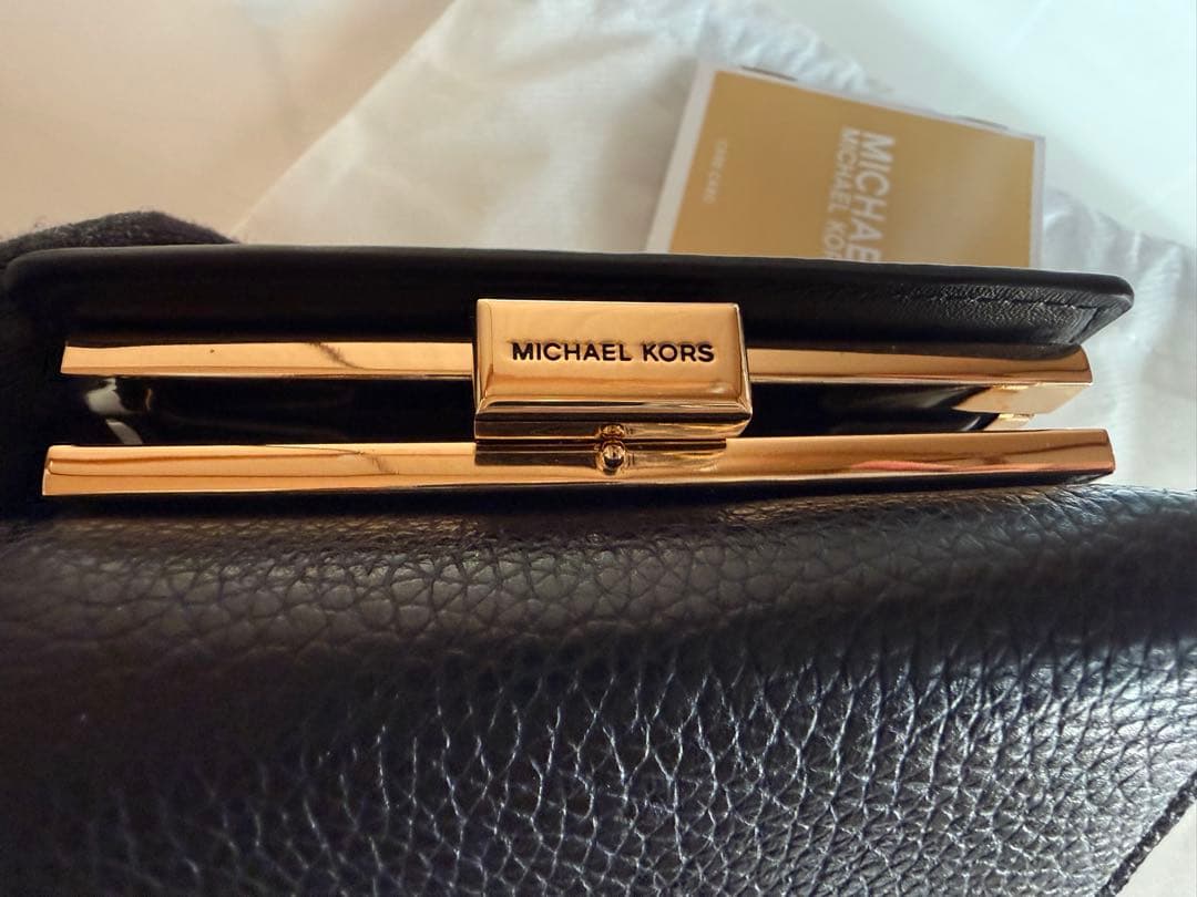 MICHAEL KORS 三つ折り財布 黒