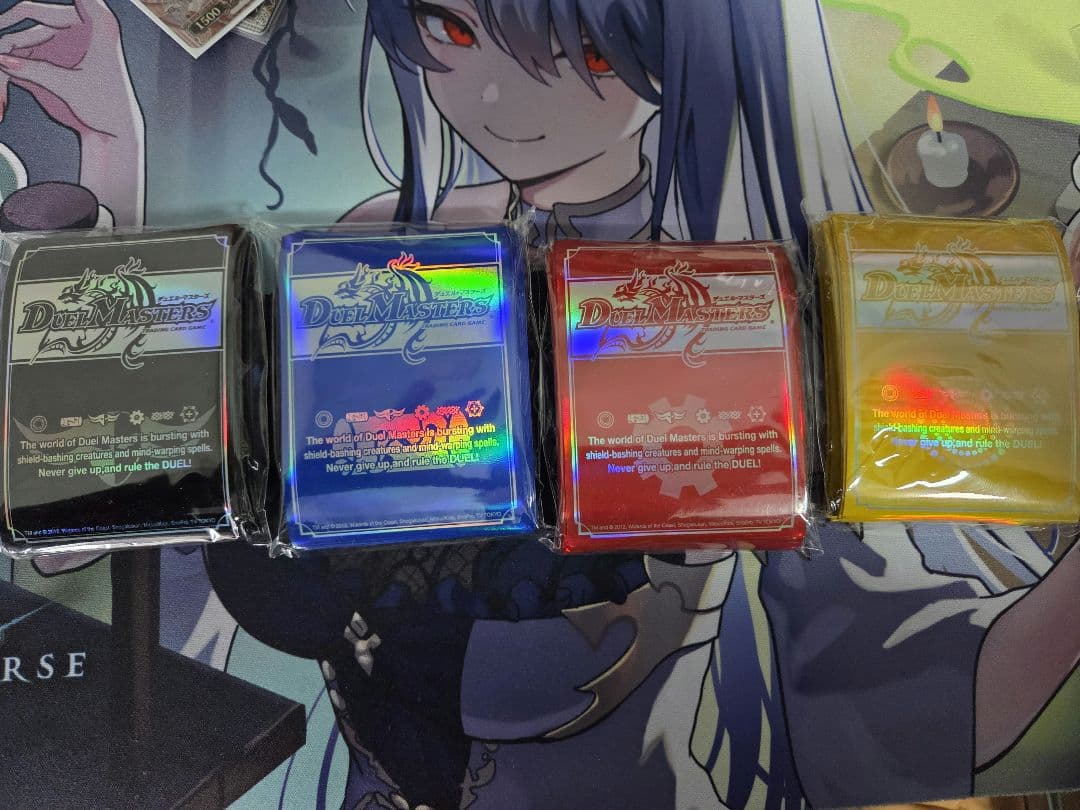 デュエルマスターズ スリーブ ビクトリーカードプロテクト　4色まとめ売り　絶版