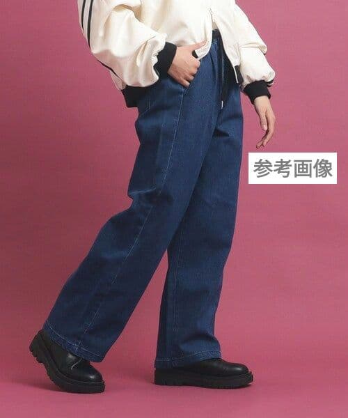 のんちゃんママ★新品 ピンクラテ★裏起毛イ―ジ―パンツ 160