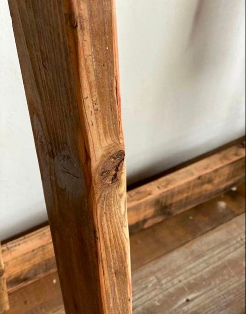 専用　特注フルオーダー　古材　ハンガーラック　無垢材　12/07まで出品予定