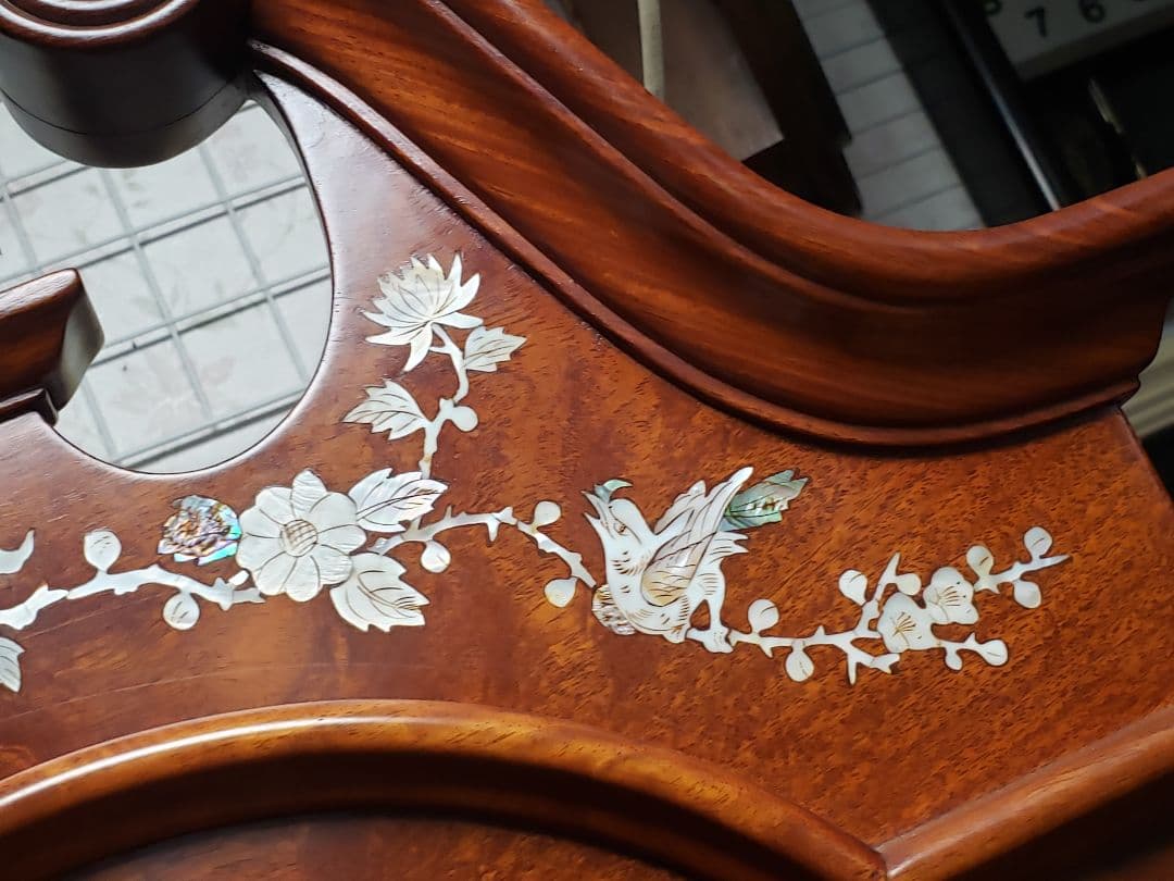 tempus fugit ホールクロック　柱時計