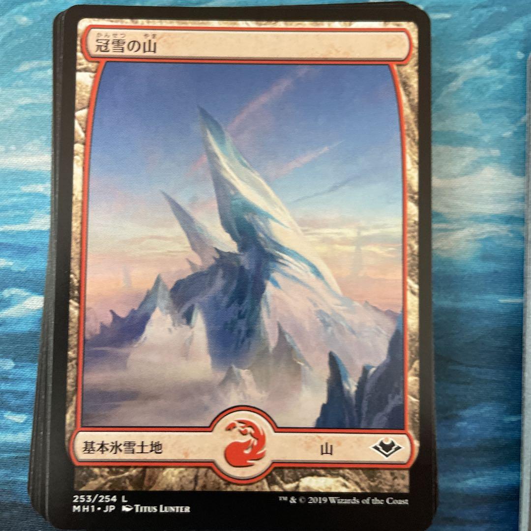 MTG 冠雪土地　日本語　モダンホライゾン