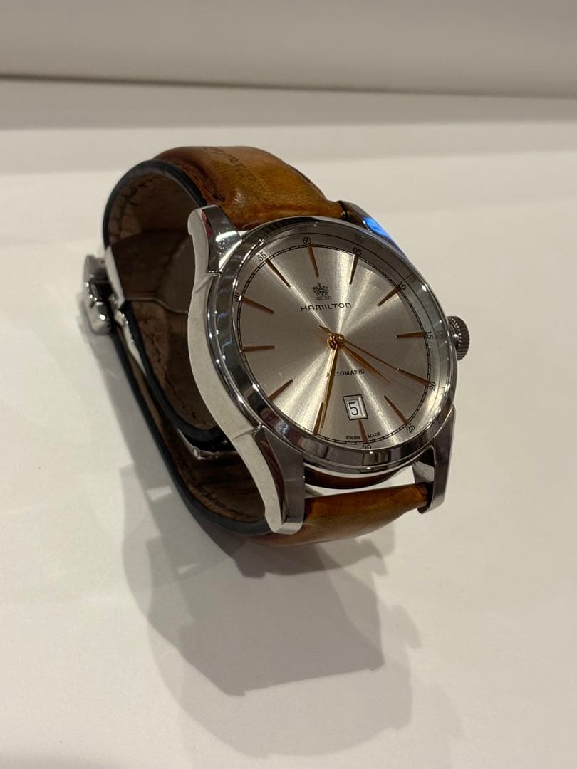 HAMILTON 自動巻き腕時計 シルバー