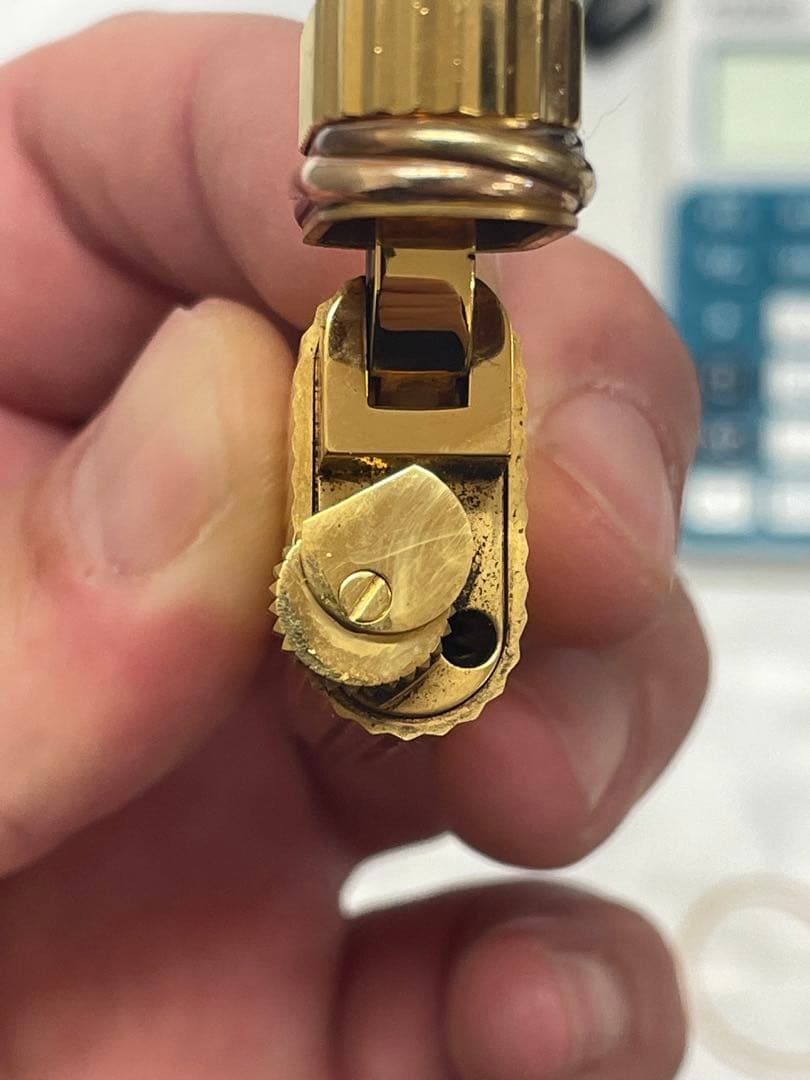 Cartier ゴールドライター 約8cm x 3cm