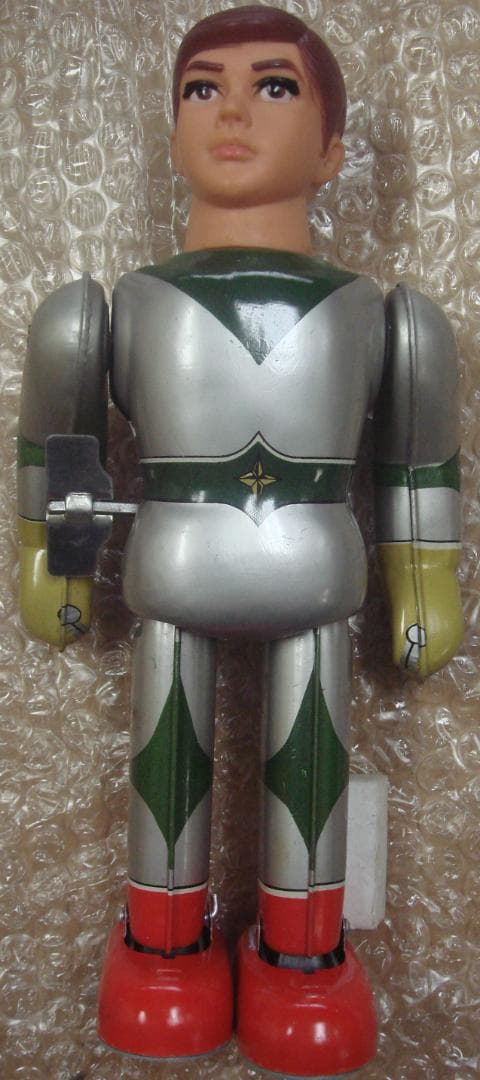 ミラーマン仮面つき　ブリキ希少品 正規品 ブルマァク　箱付き！