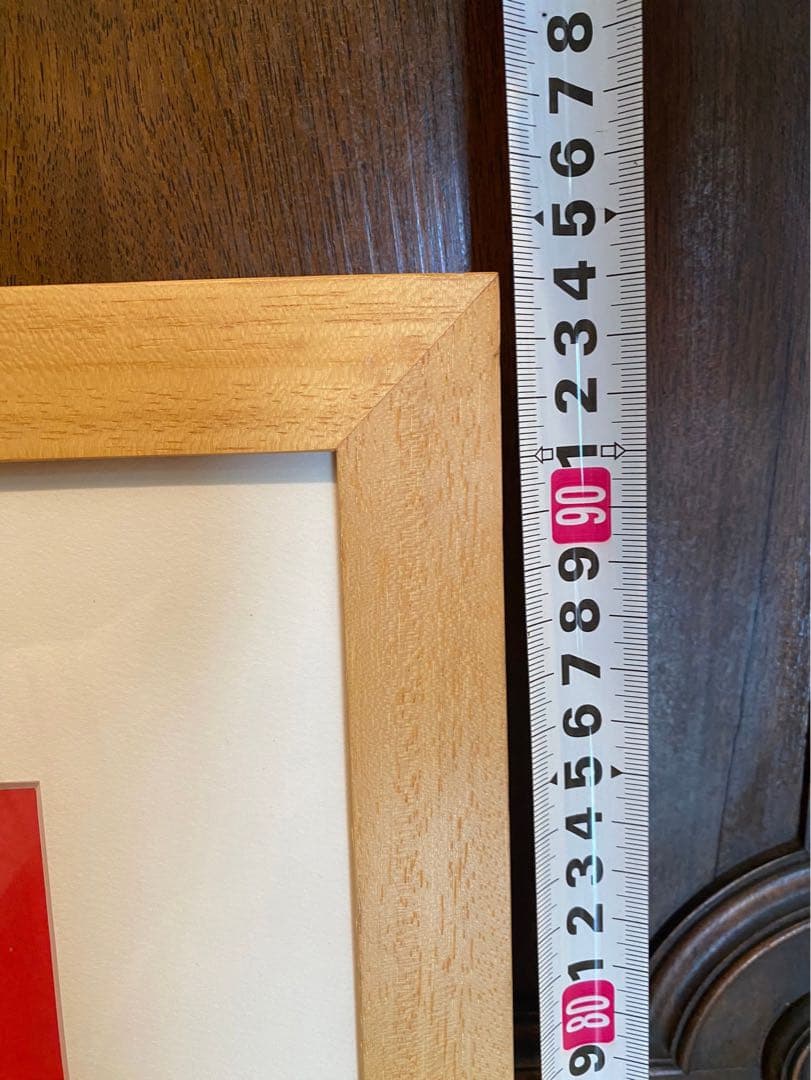 シルビア 花 薔薇 花瓶 バンケット オレンジ背景 額縁 アート