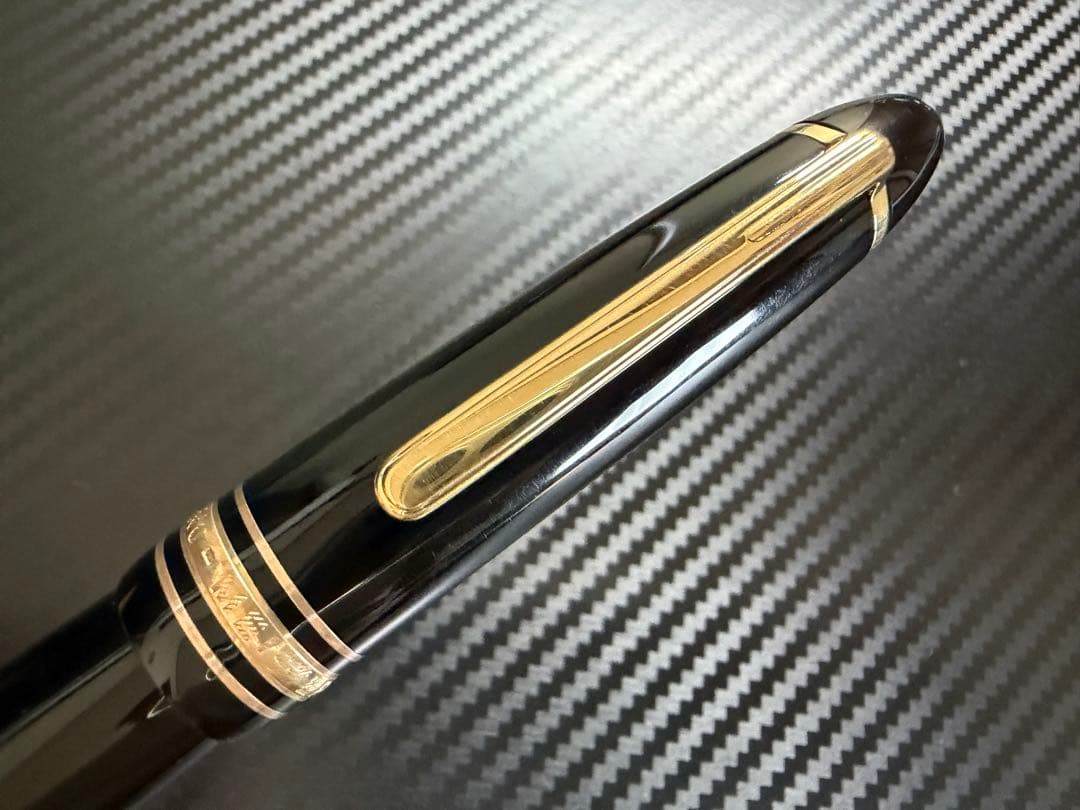 極美品 モンブラン マイスターシュテュック 146 中白 EF 極細字 万年筆