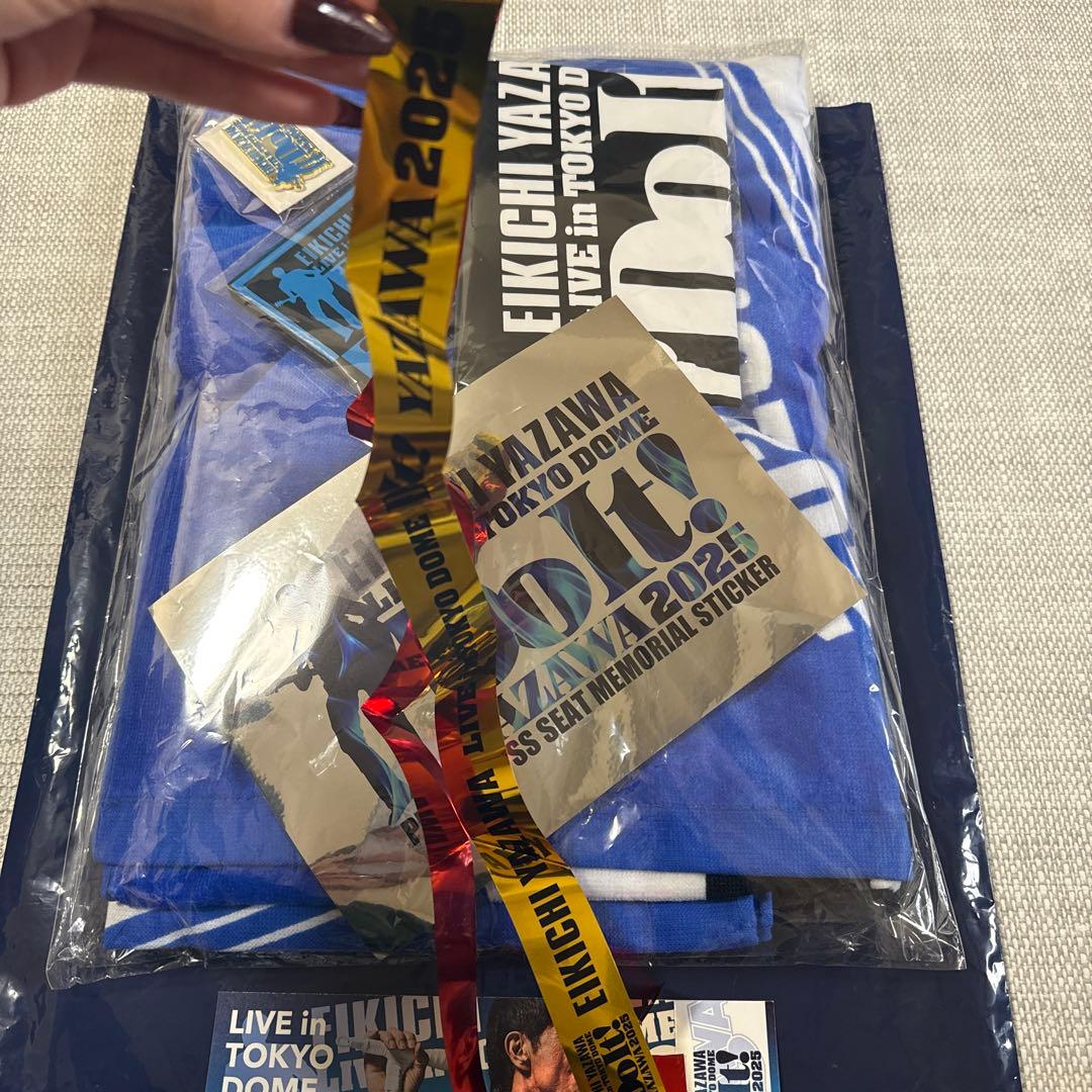 YAZAWA LIVE in TOKYO DOME PSS席　特典グッズ50周年