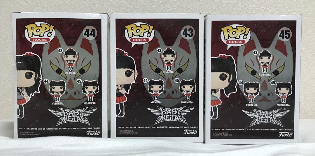 FUNKO POP! ROCKS「BABYL」3体セット　ベビメタ
