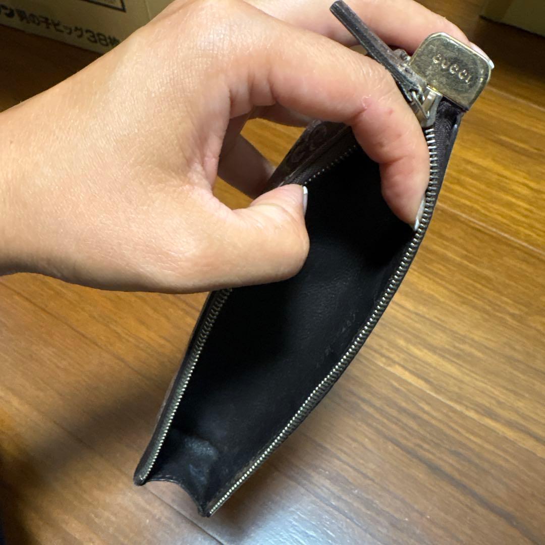 GUCCI GGロゴペンケース ブラウン