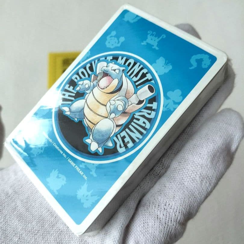 【未使用　希少　極美品】ポケモントランプ　青　シュリンク付き　未開封