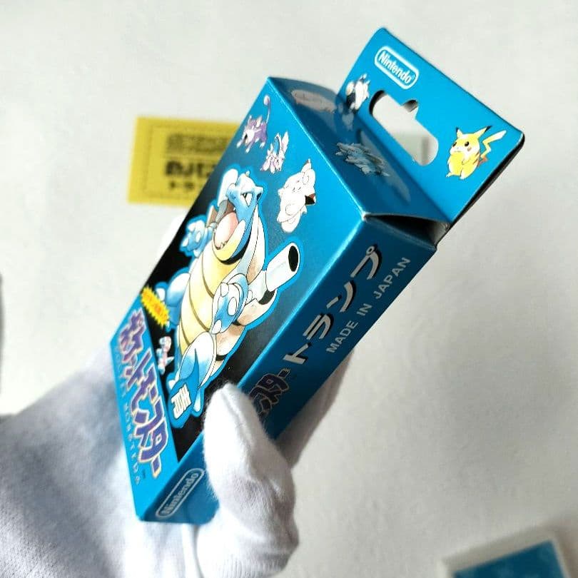 【未使用　希少　極美品】ポケモントランプ　青　シュリンク付き　未開封