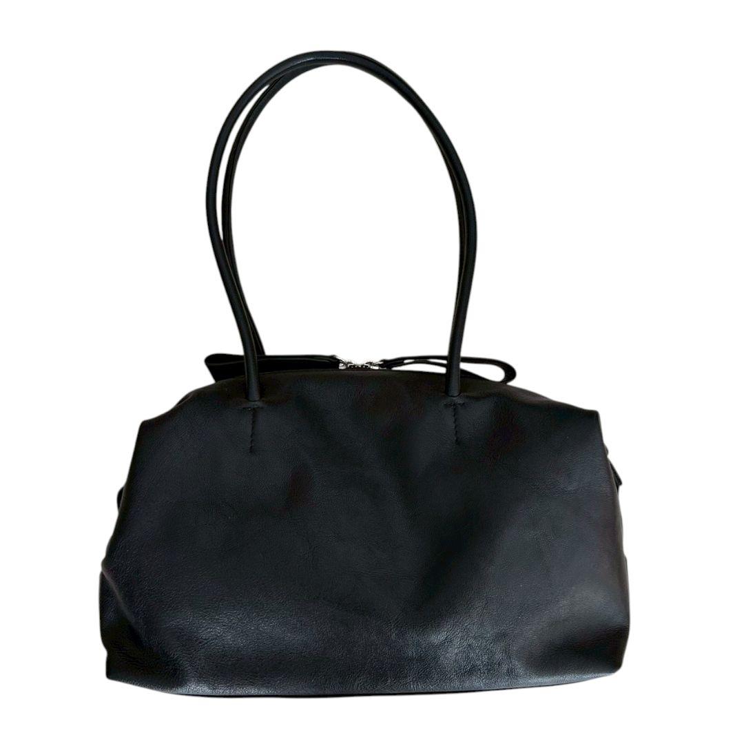 美品✨ear PAPILLONNER ロングハンドルボストンバッグ ブラック