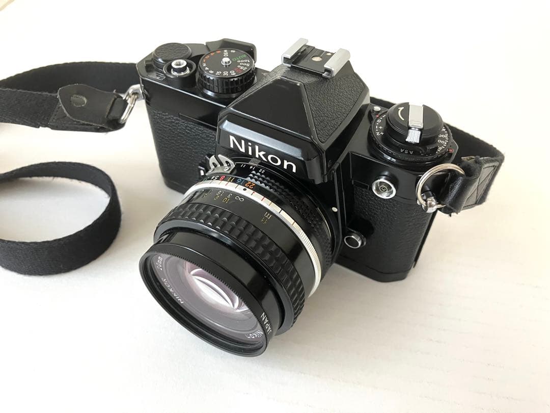 Nikon FE ブラック／20mm F3.5レンズ付 分売可