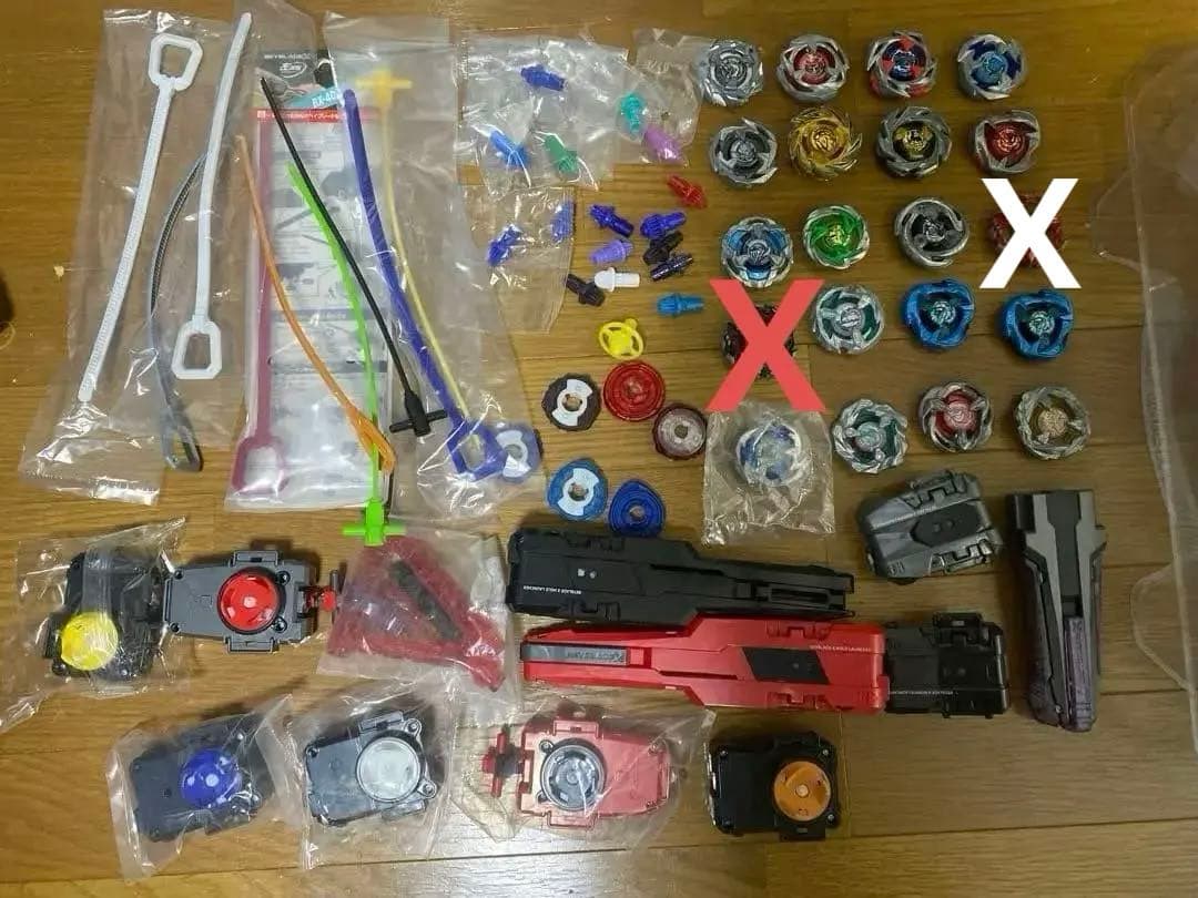 ベイブレードX 引退品 スタジアム ケース ブレード ラチェット ビット