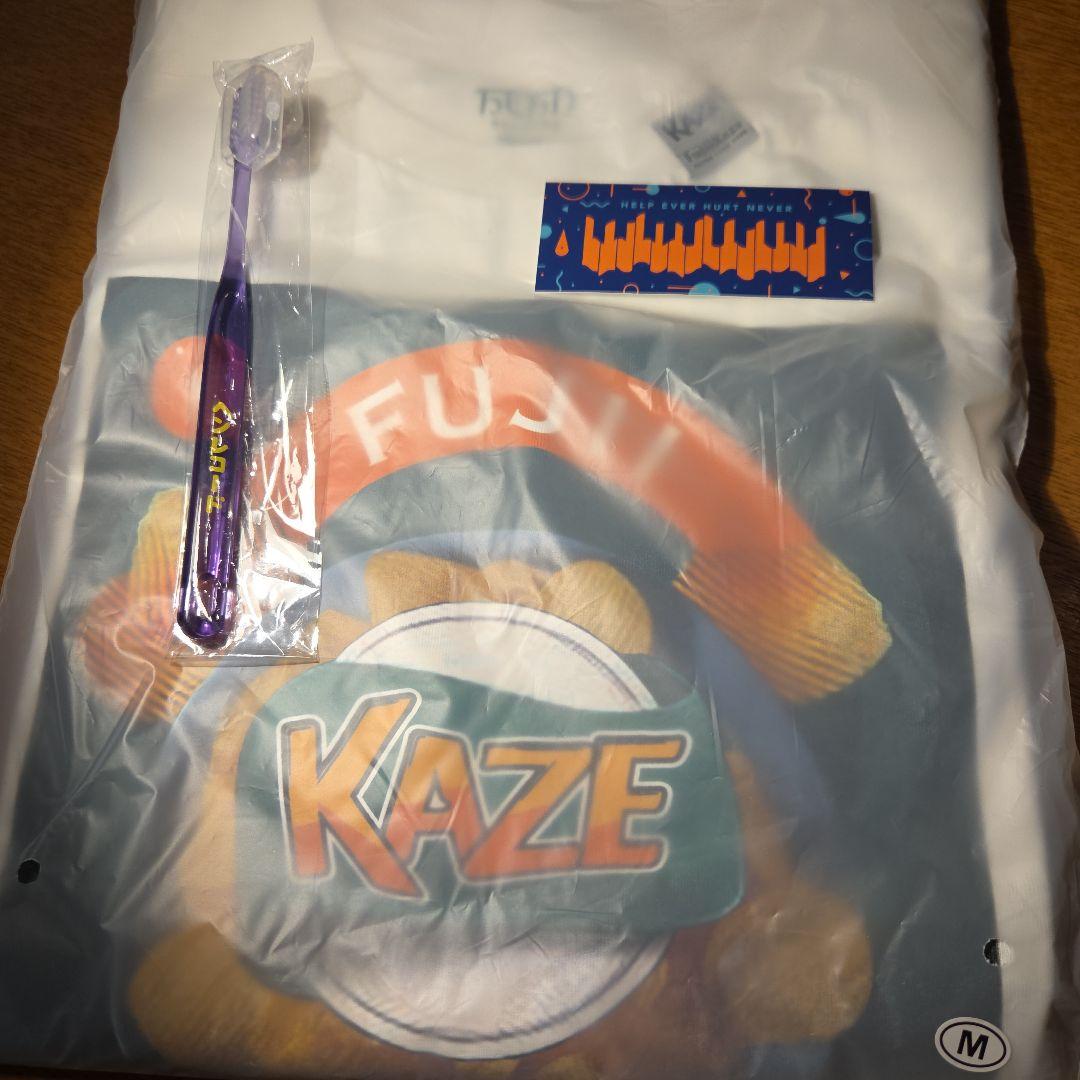 Fujii Kaze Tシャツ Mサイズ おまけの歯ブラシ　ステッカーあり
