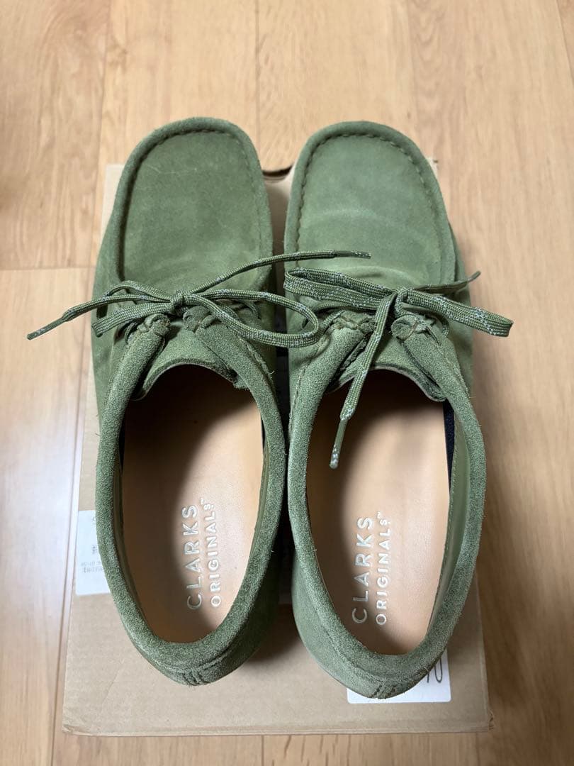 み*ー様 clarks wallabee GTX green TSY ブナさん着