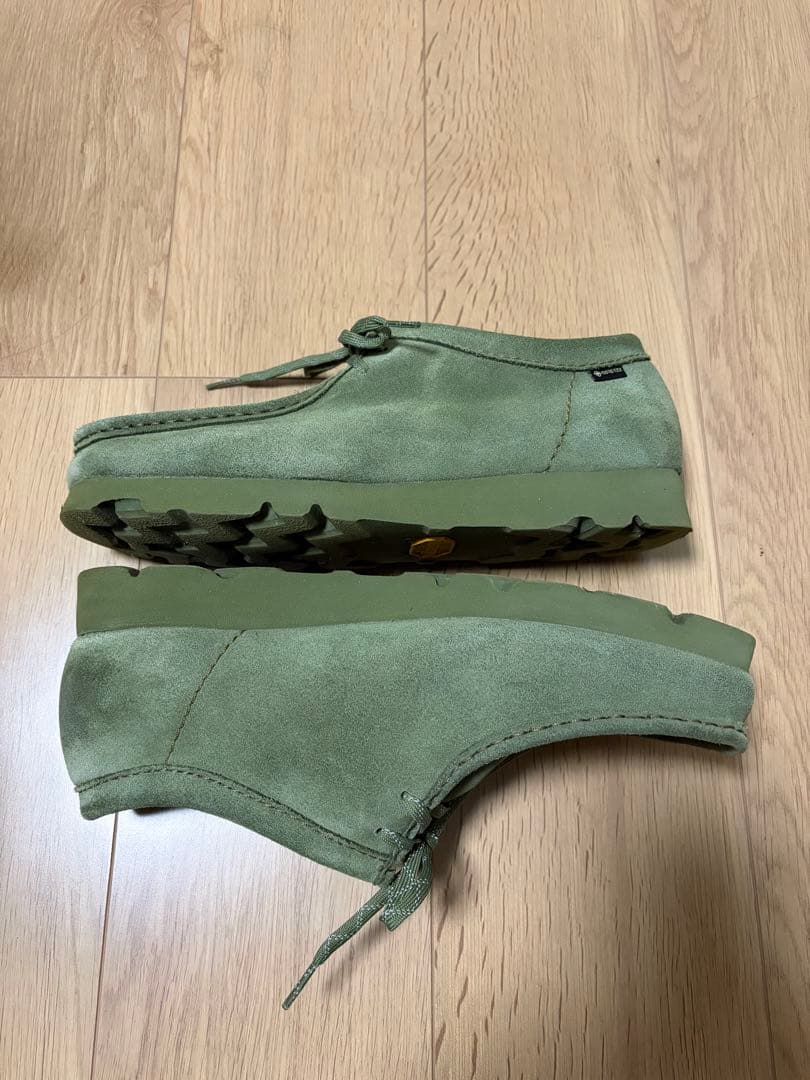 み*ー様 clarks wallabee GTX green TSY ブナさん着