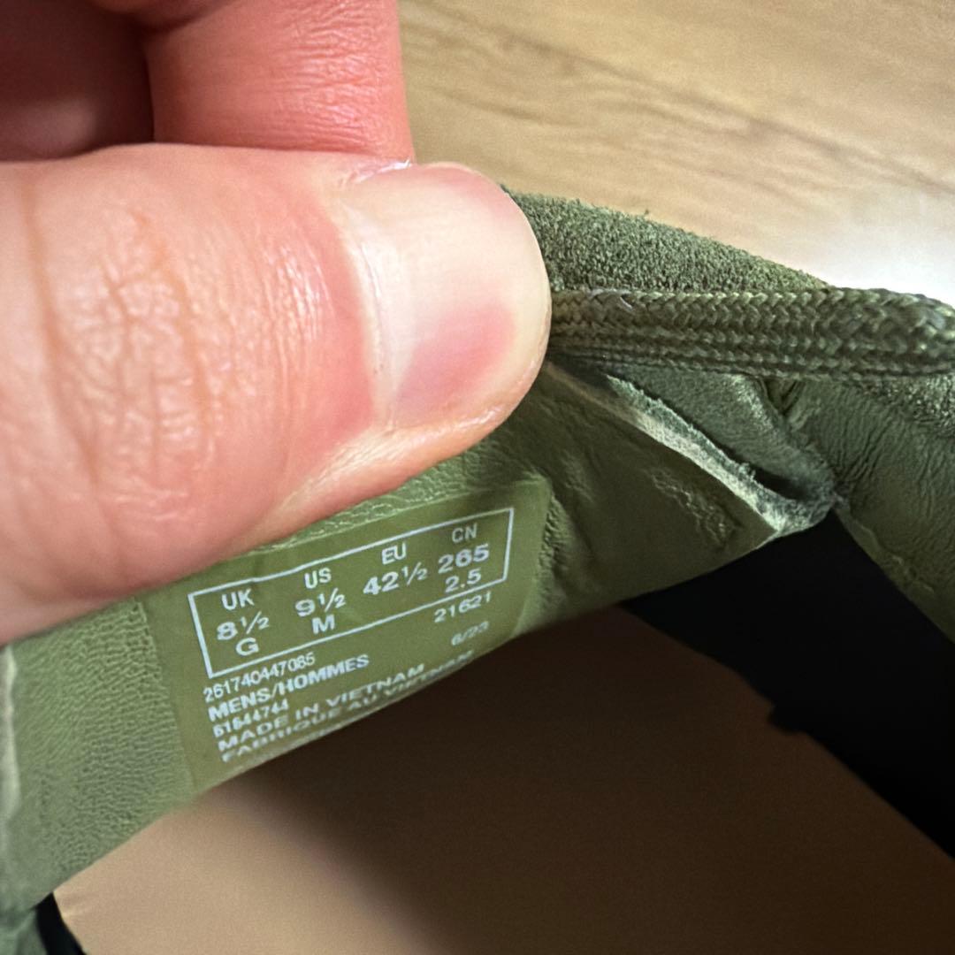 み*ー様 clarks wallabee GTX green TSY ブナさん着