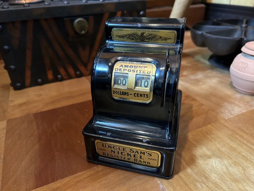 ビンテージ UNCLE SAM'S COIN BANK ニッケル バンク