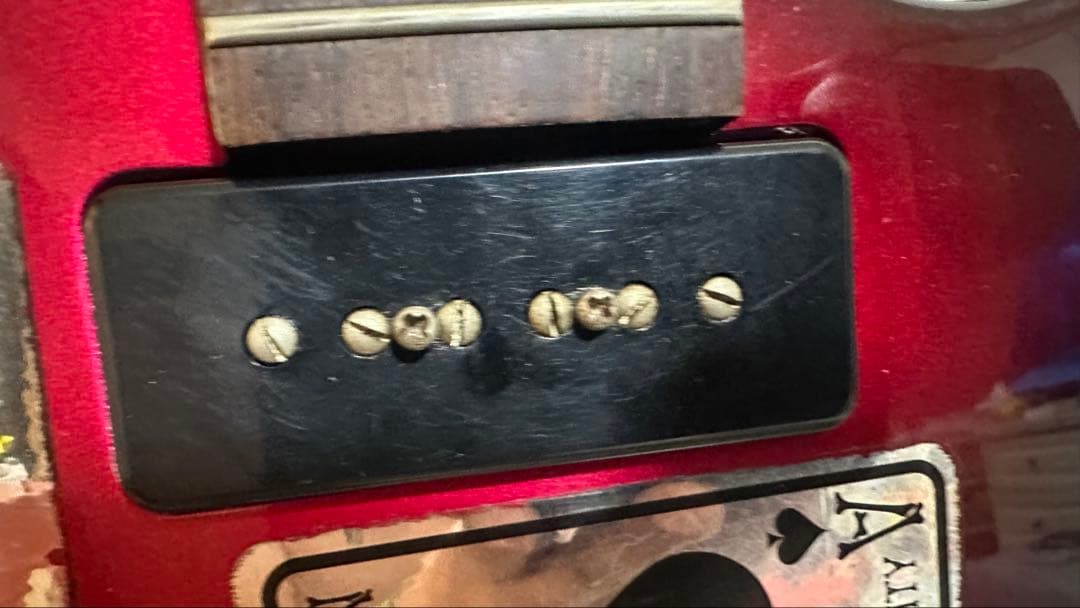 ぢ*い様 ジャンク　Aria Pro II PE-JR600 レッド ギター ケ