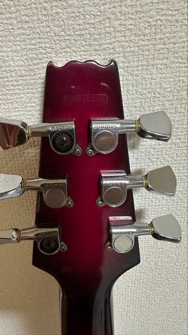 ぢ*い様 ジャンク　Aria Pro II PE-JR600 レッド ギター ケ