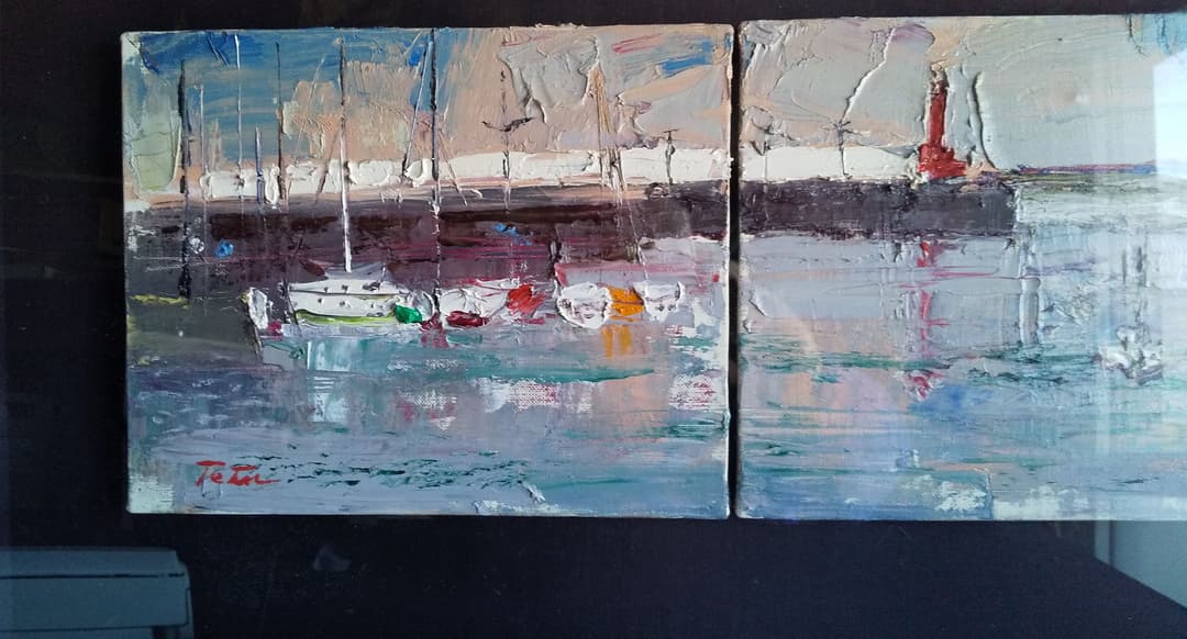 佐藤哲の油彩画