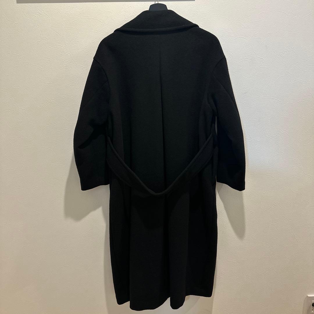 ⭐︎ゆひこ様⭐︎ジャーナル　チェスターロングコート ウール82%アンゴラ12% M黒