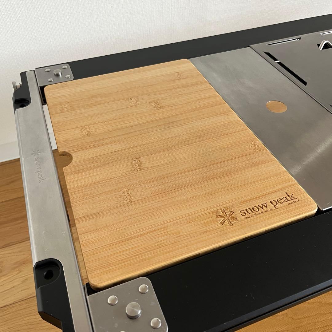  peak ウッドテーブルS竹・リッドトレーハーフユニットのセット