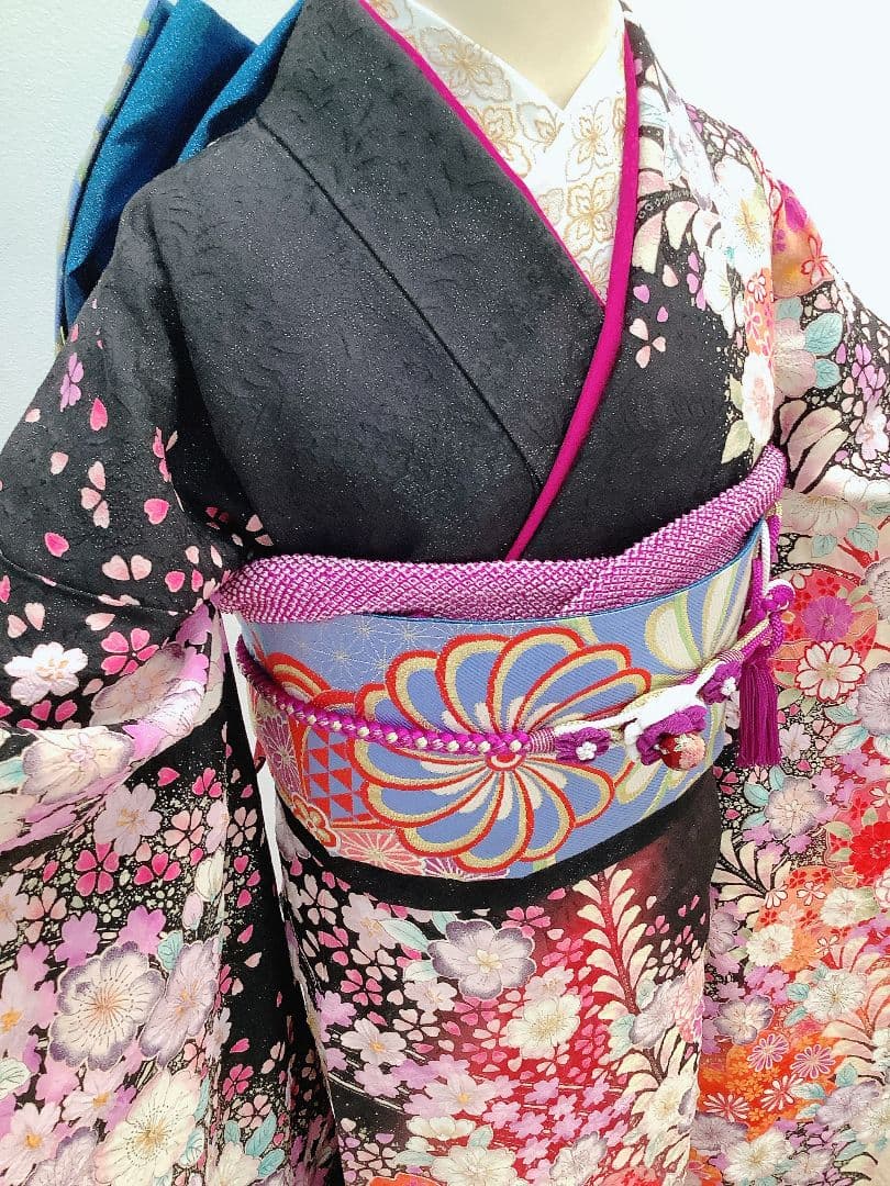 振袖フルセット　豪華な辻ケ花　辻ヶ花