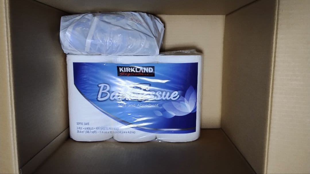 先入れトイレペーパー、洗剤先入れまとめて