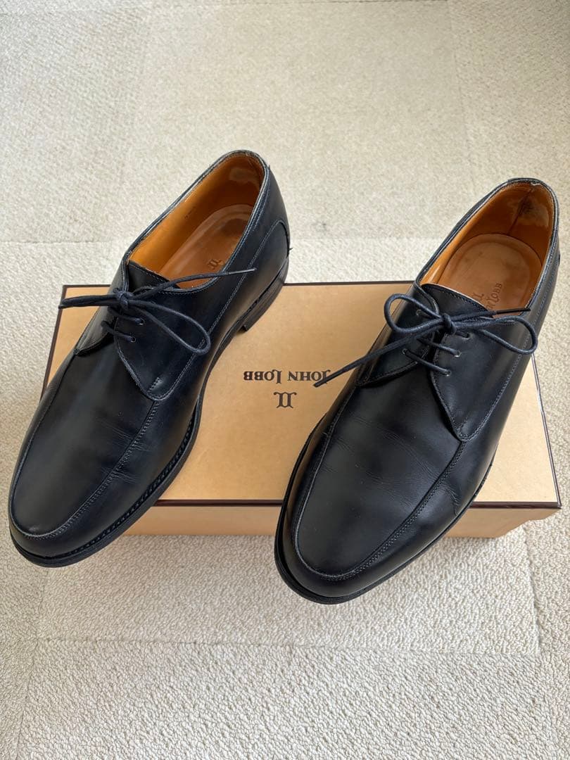 【シバスカ】【JOHN LOBB】ジョンロブ Uチップ 黒